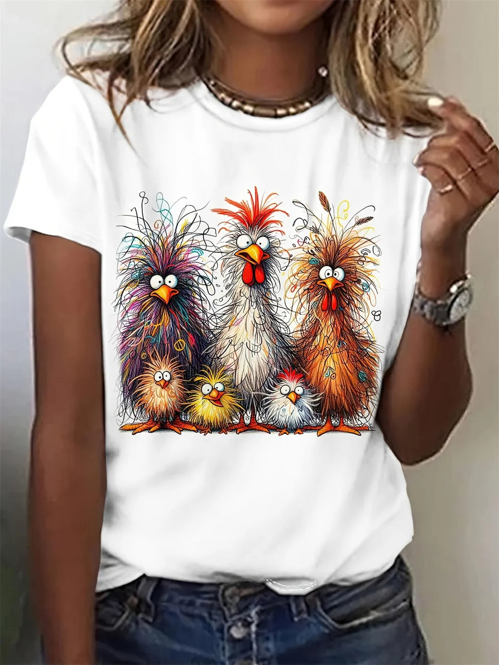 T-Shirts Femme Motif Animaux