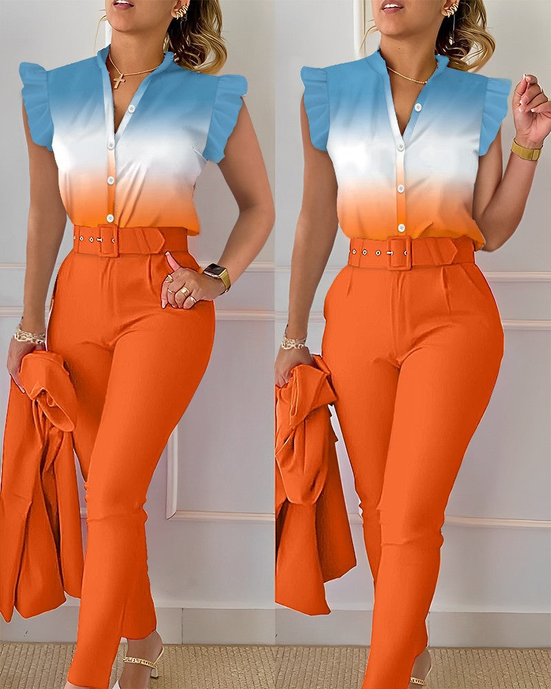 Ensemble Chemise Pantalon Élégant
