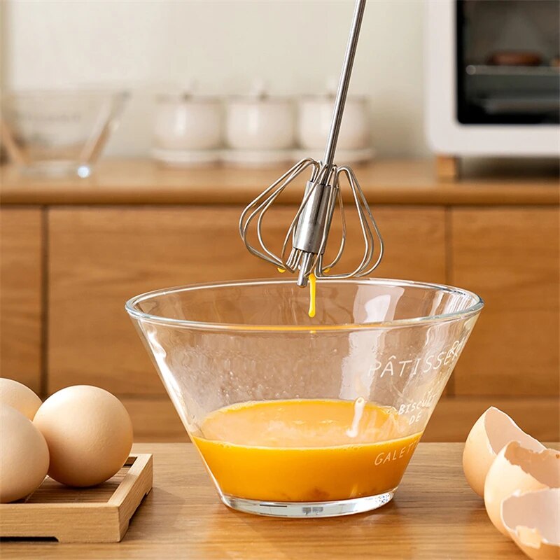 Batteur à Oeufs Acier Inoxydable