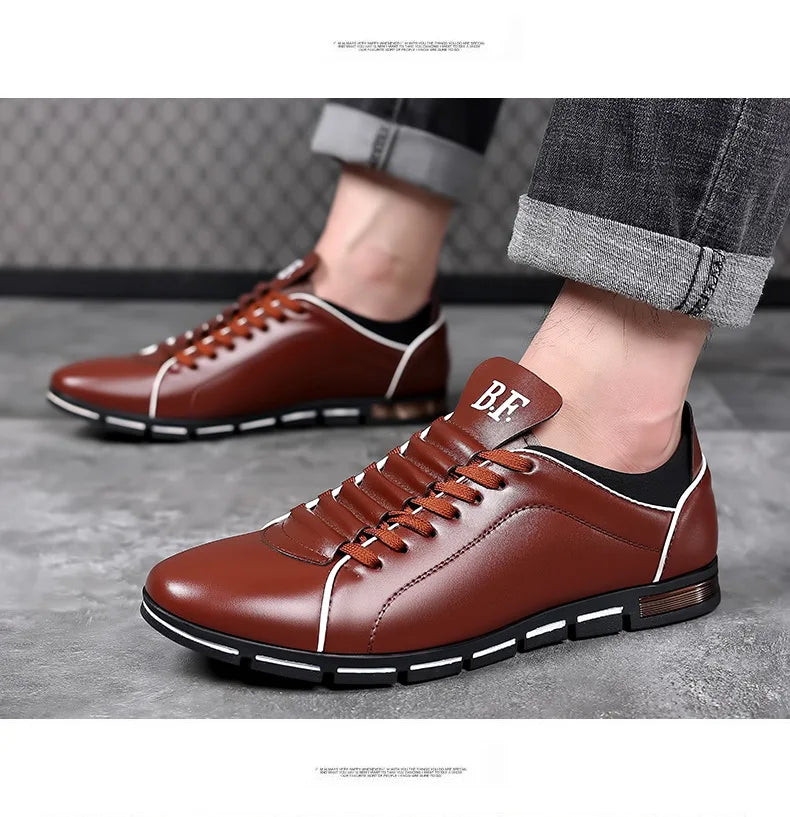 Baskets de Luxe en Cuir