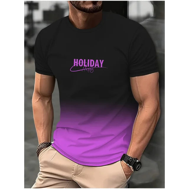 T-shirt à Manches Courtes et Col Rond