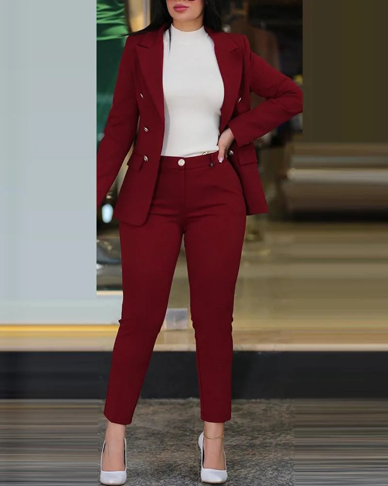 Ensemble Veste Pantalon Femme