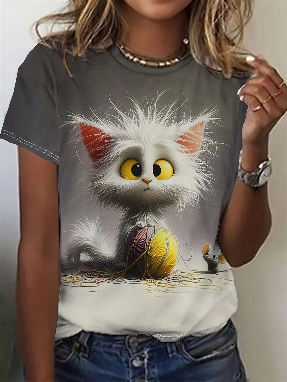 T-Shirts Femme Motif Animaux