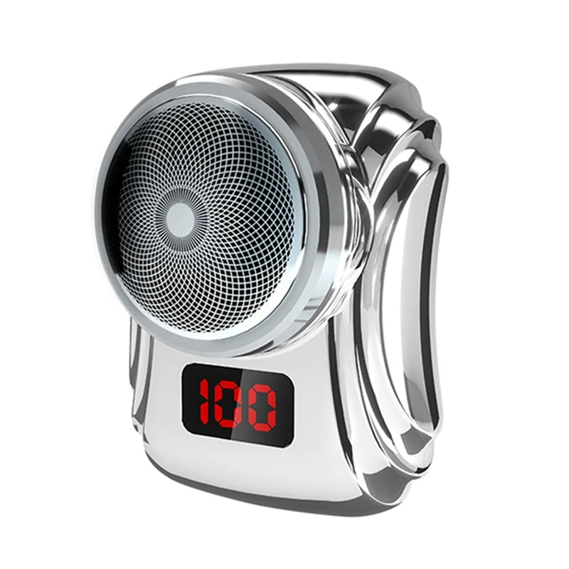 Mini Rasoir Electrique USB Rechargeable Affichage Numérique