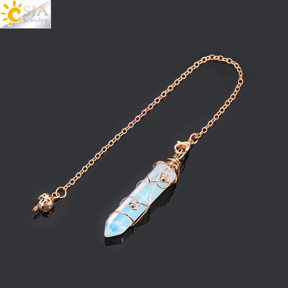 Pendule Divination en Pierre Naturelle