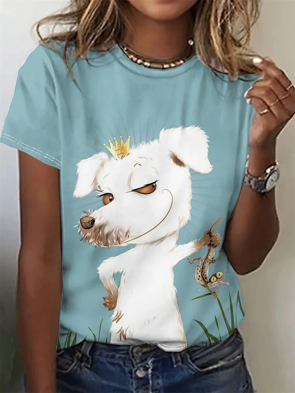 T-Shirts Femme Motif Animaux