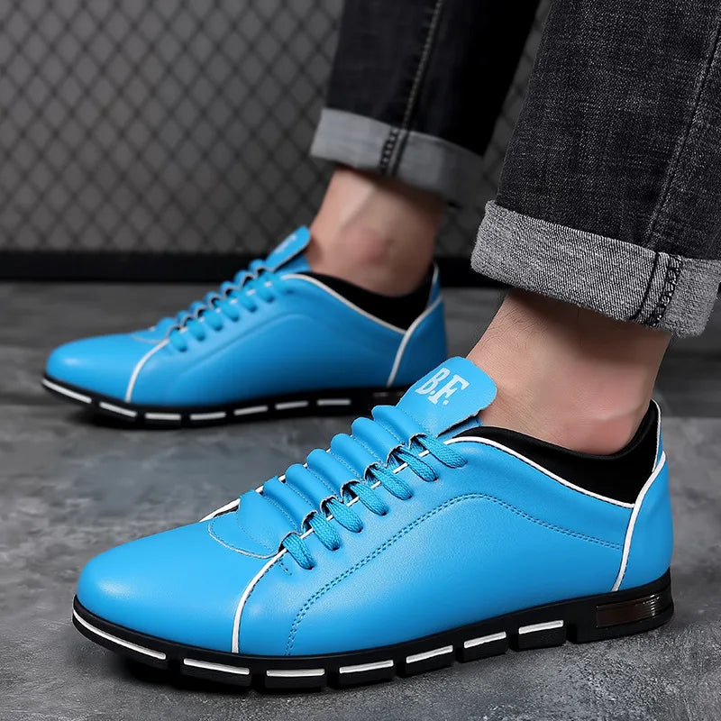 Luxury Man Casual Leather Shoes Spring Autumn New Fashion Leather Shoes British Style Men's Business Shoes Flat Working Footwear