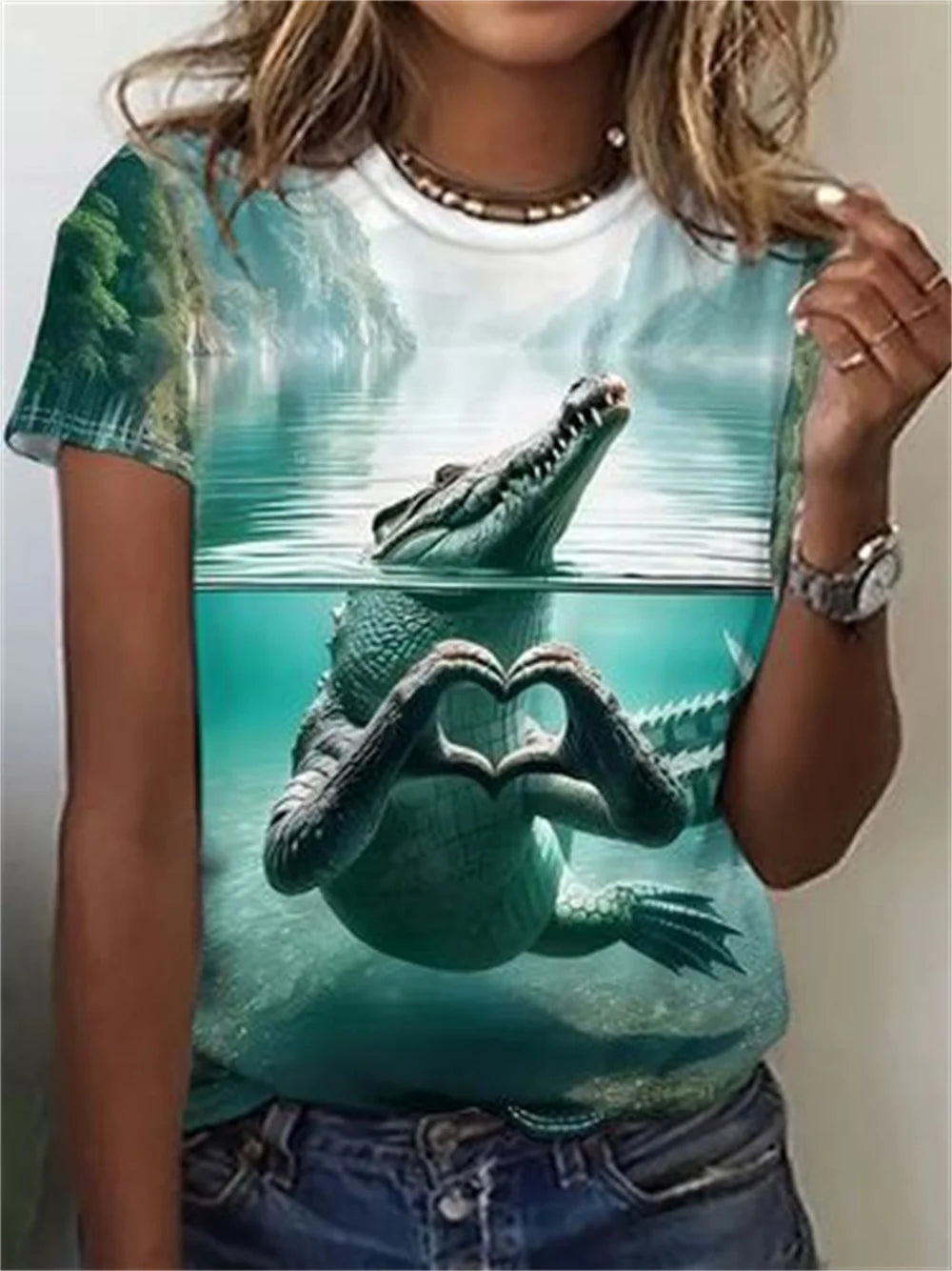 T-Shirts Femme Motif Animaux