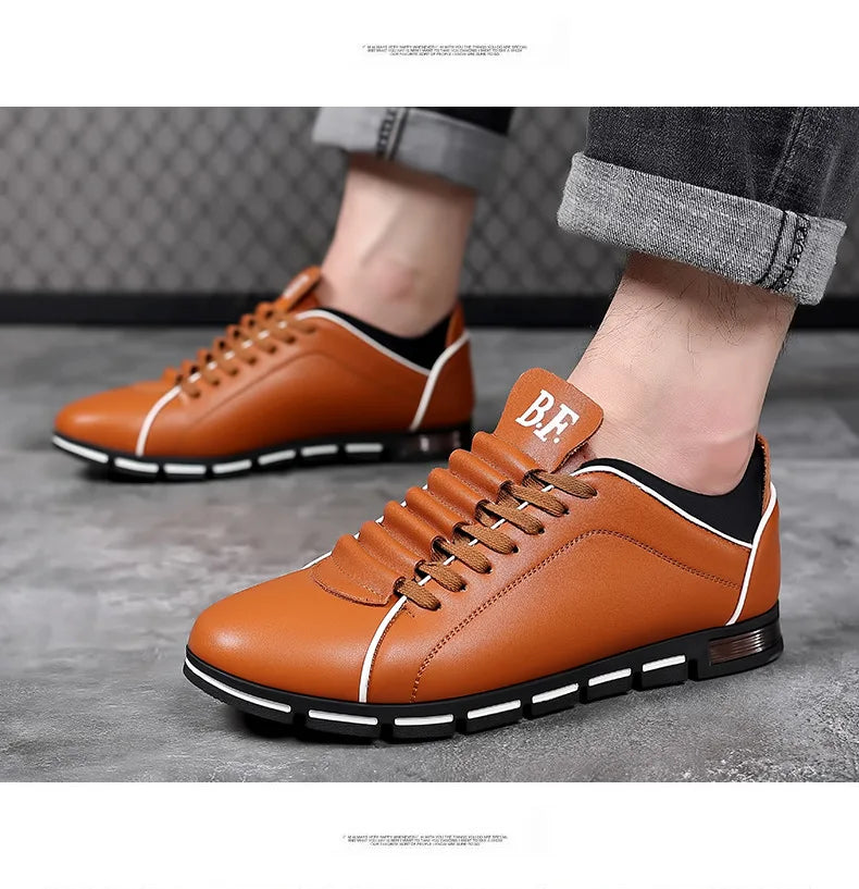 Baskets de Luxe en Cuir