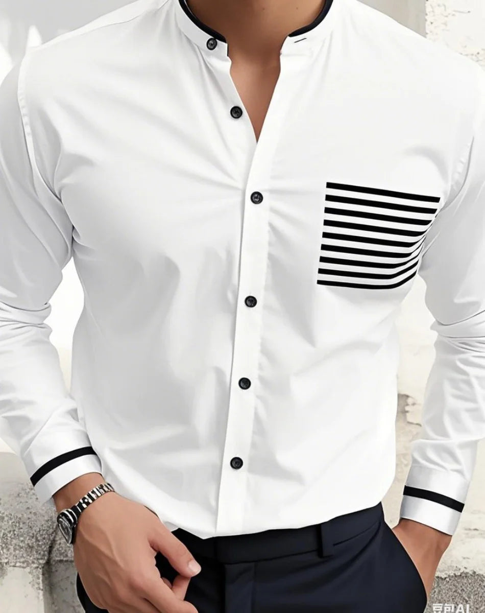 Chemises à Manches Longues pour Hommes