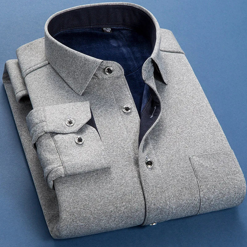 Chemise Automne Hiver Hommes Polaire