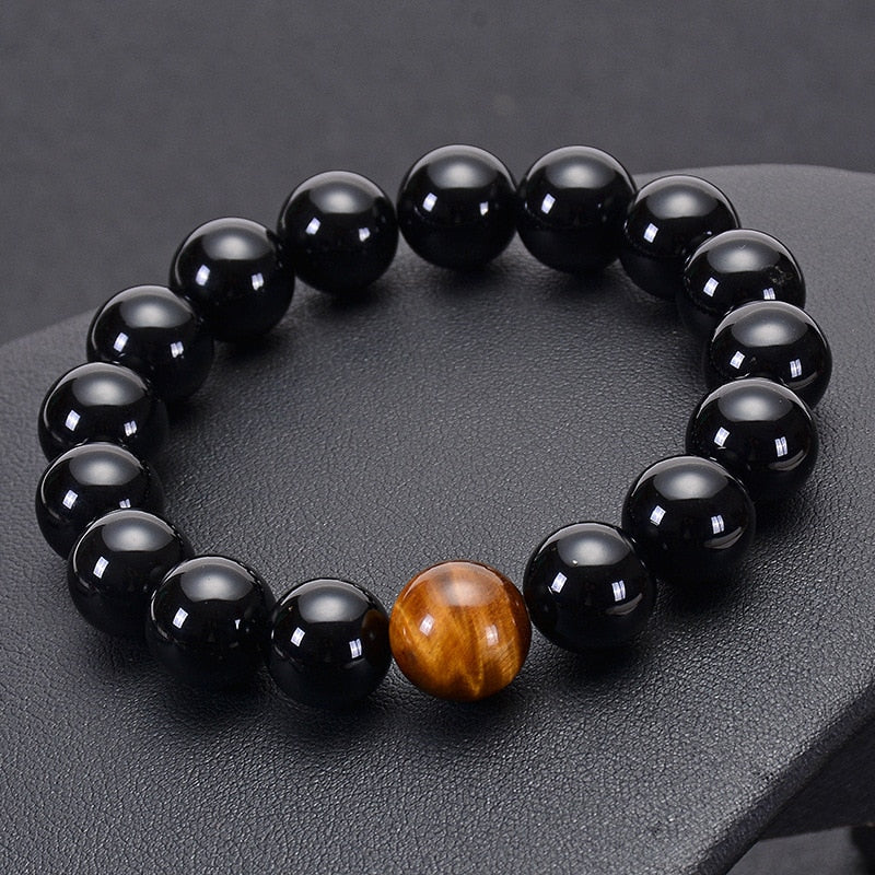 Bracelets Obsidienne- Œil du Tigre -Onyx