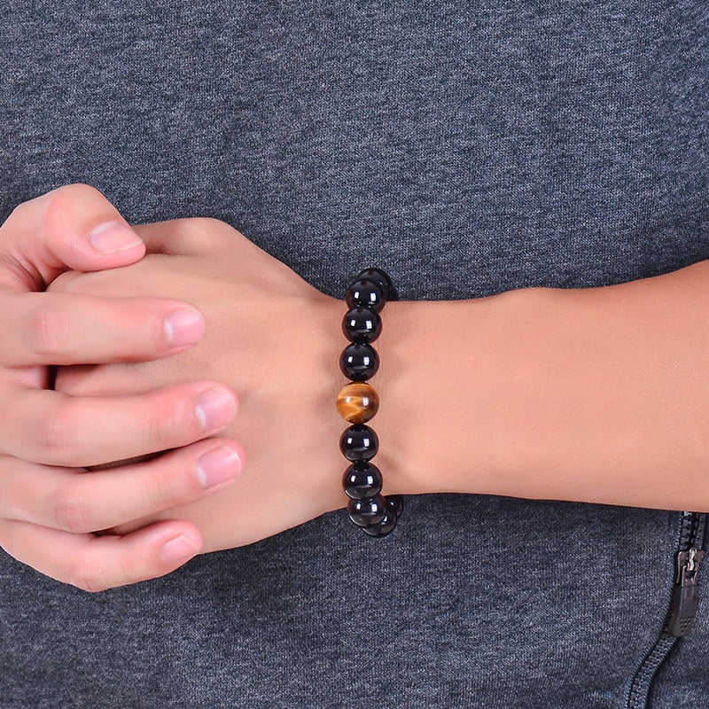 Bracelets Obsidienne- Œil du Tigre -Onyx