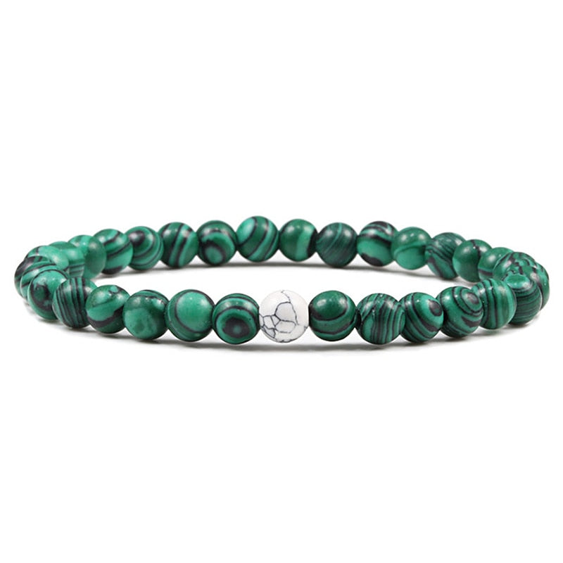 Bracelet Classique Pierre Naturelle Malachite