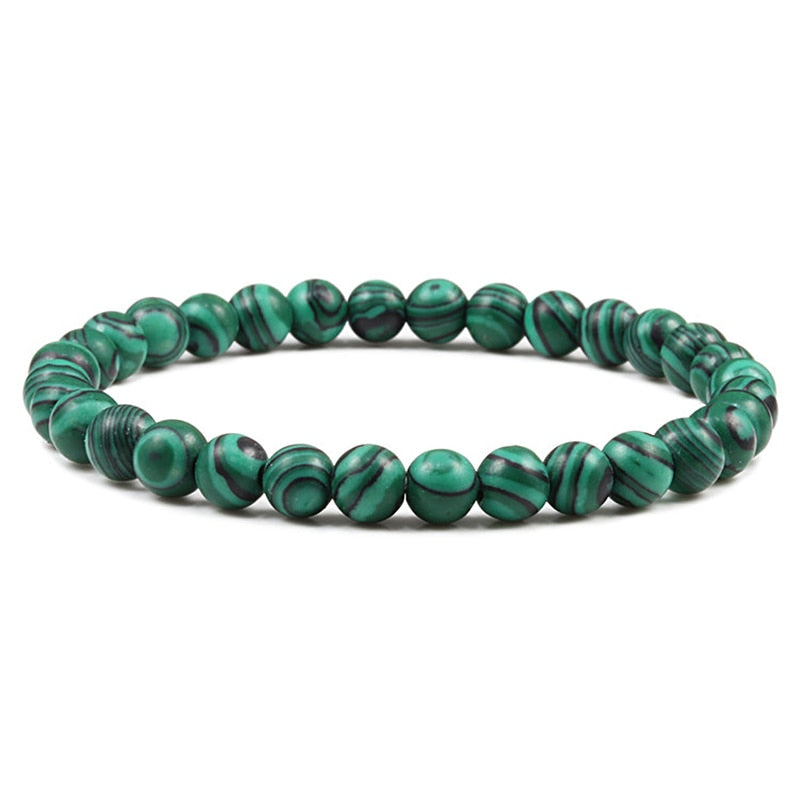 Bracelet Classique Pierre Naturelle Malachite