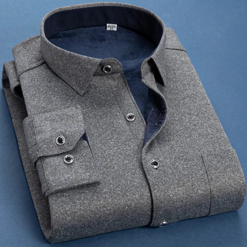Chemise Automne Hiver Hommes Polaire