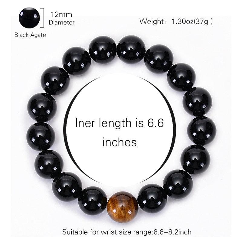 Bracelets Obsidienne- Œil du Tigre -Onyx