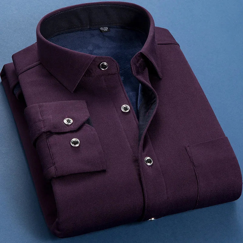 Chemise Automne Hiver Hommes Polaire