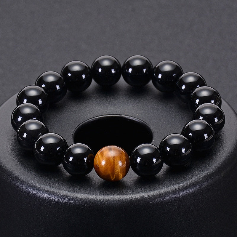 Bracelets Obsidienne- Œil du Tigre -Onyx