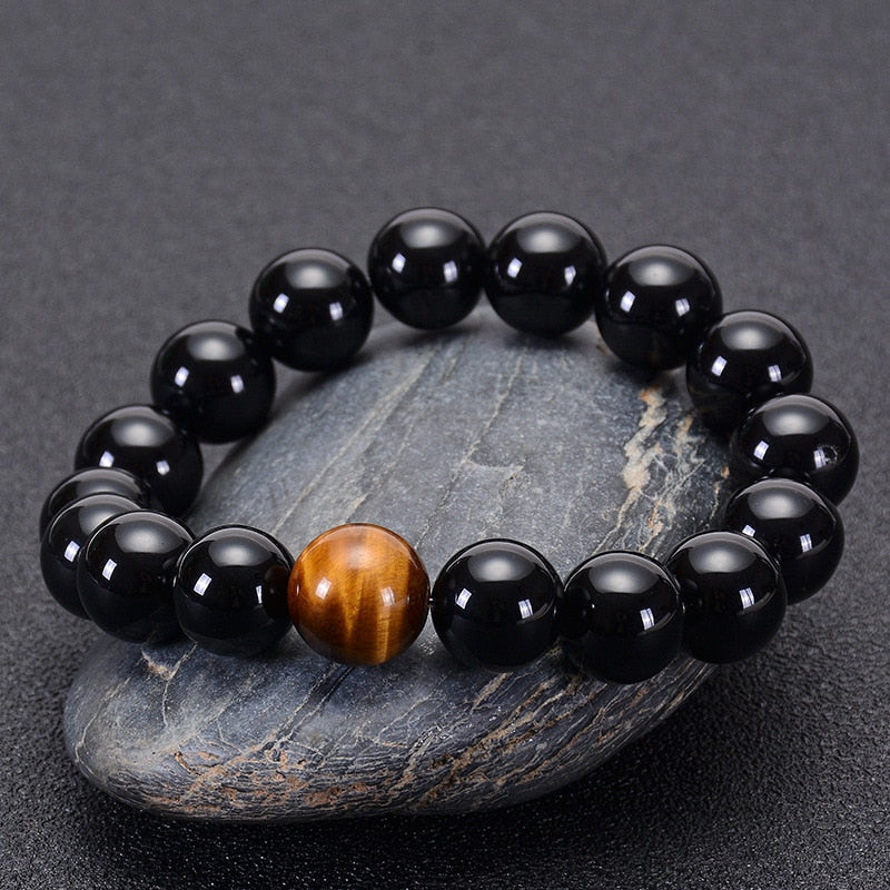 Bracelets Obsidienne- Œil du Tigre -Onyx