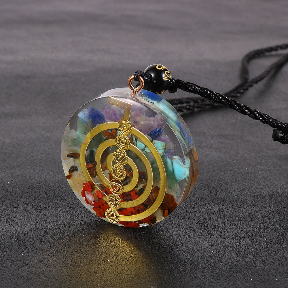 Pendentif Amulette 7 Chakras