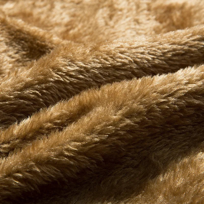 Men's Autumn Winter Jacket Thickened Pure Cotton Slim Fit Coat Long Length Korean Style plus Size Casual Outerwear