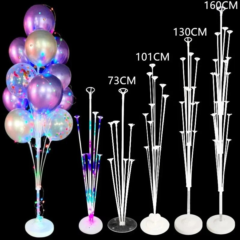 Table Balloon Arch Set Ballon Column Stand for Wedding Birthday Party Decorations Kids Balloons Accessories Christmas Decor Ball