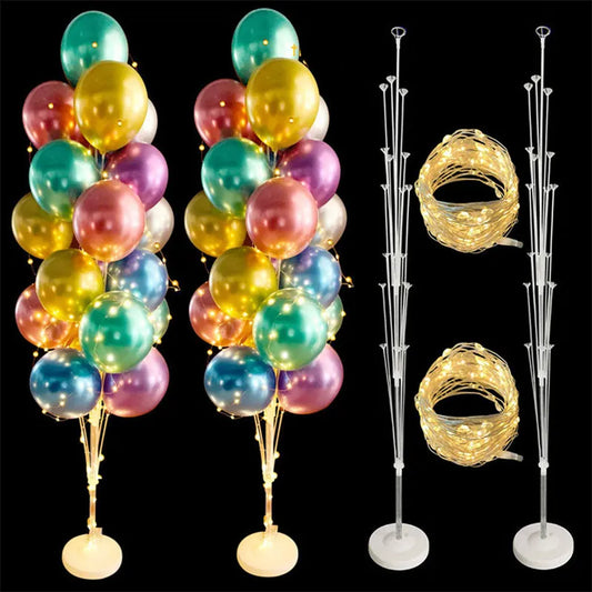 Table Balloon Arch Set Ballon Column Stand for Wedding Birthday Party Decorations Kids Balloons Accessories Christmas Decor Ball