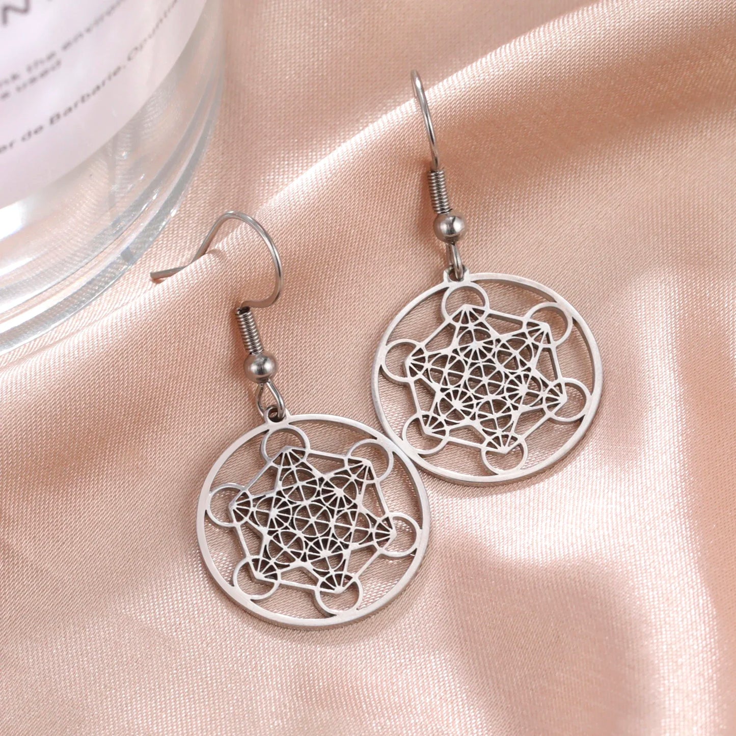 Boucles d'oreilles Pentacle Metatron