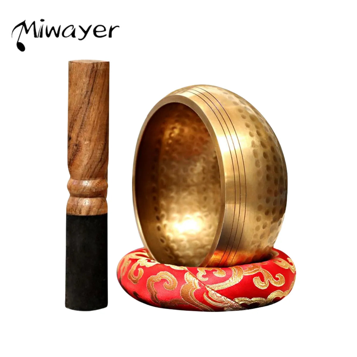 Miwayer Sing Bowl Nepal handmade Tibet Buddha sound bowl Music  Yoga Copper Sound Therapy Religious Supplies Tibetan Singing