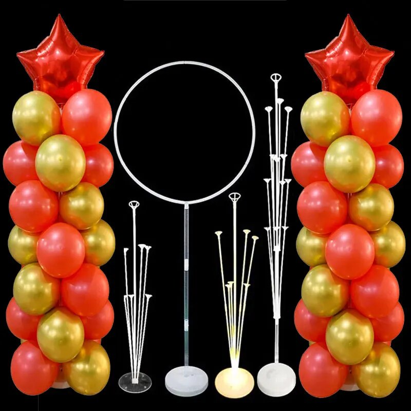 Table Balloon Arch Set Ballon Column Stand for Wedding Birthday Party Decorations Kids Balloons Accessories Christmas Decor Ball