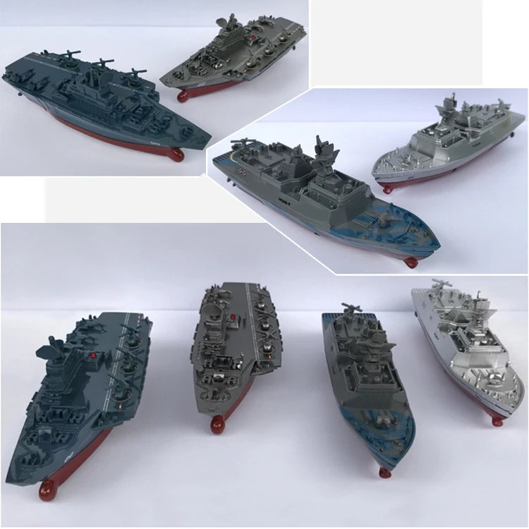 Rc Boats Bath Toys for Boys Children Gift Remote Control Ship Aircraft Carrier Frigate Speed Boats Kids 3 4 5 6 7 8 9 Years Old