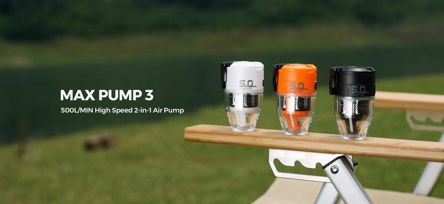 Pompe de Gonflage Portable sans fil Flextail Max Pump 3