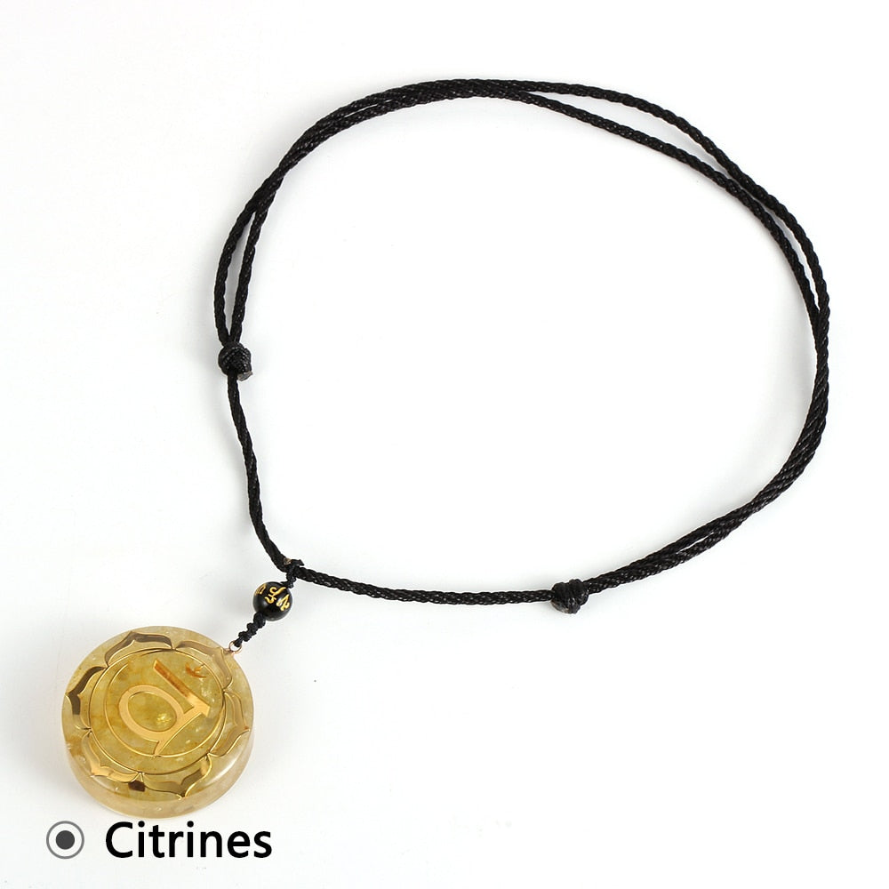 Pendentif Amulette 7 Chakras