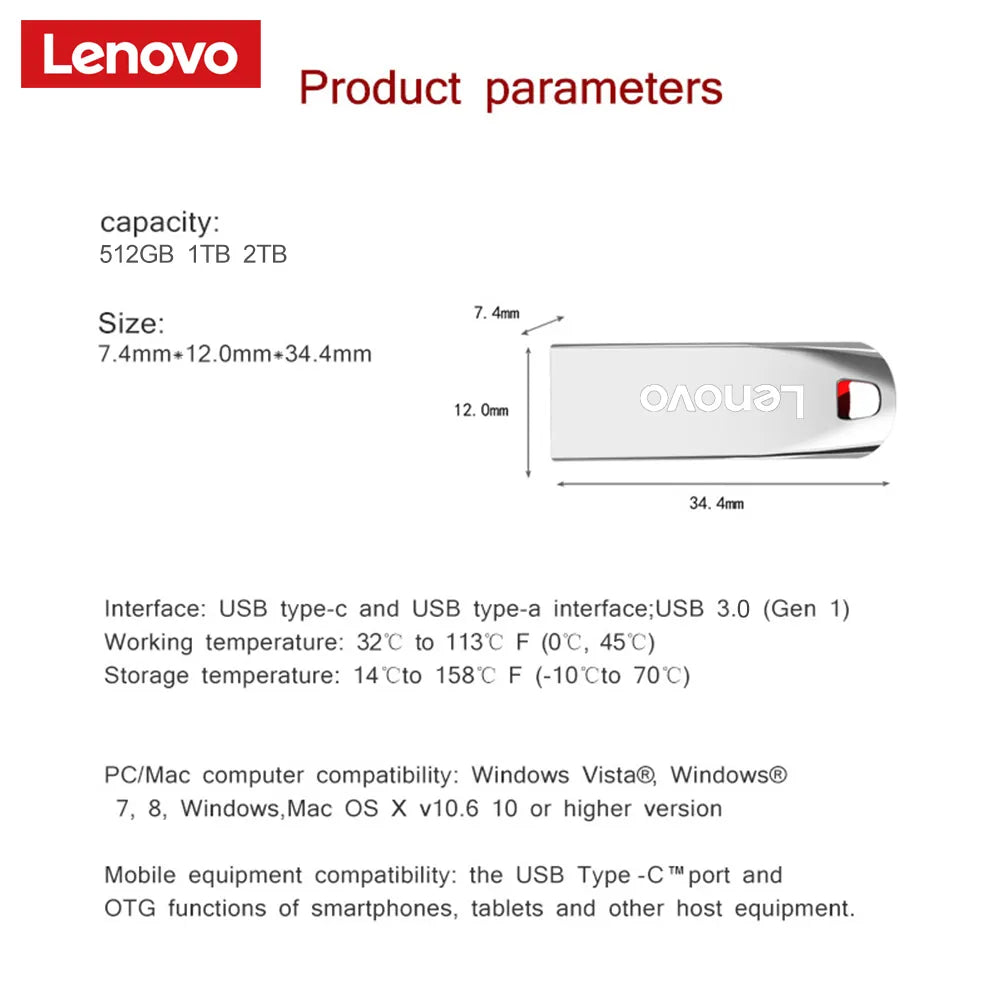 Clé USB LENOVO