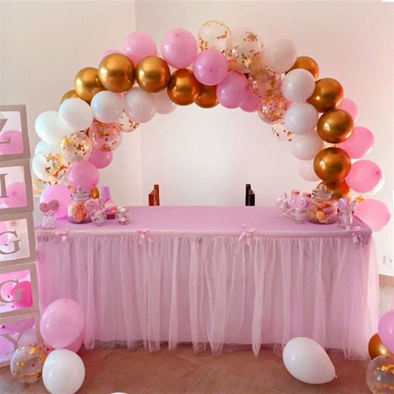 Table Balloon Arch Set Ballon Column Stand for Wedding Birthday Party Decorations Kids Balloons Accessories Christmas Decor Ball