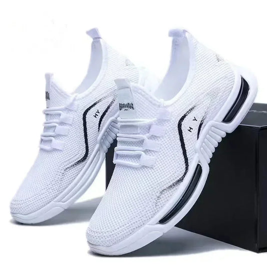 Men's Shoes Summer Soft Bottom Casual Hundred Trendy Breathable Mesh Sports Running Shoes Men's Man Shoes Zapatos Hombre