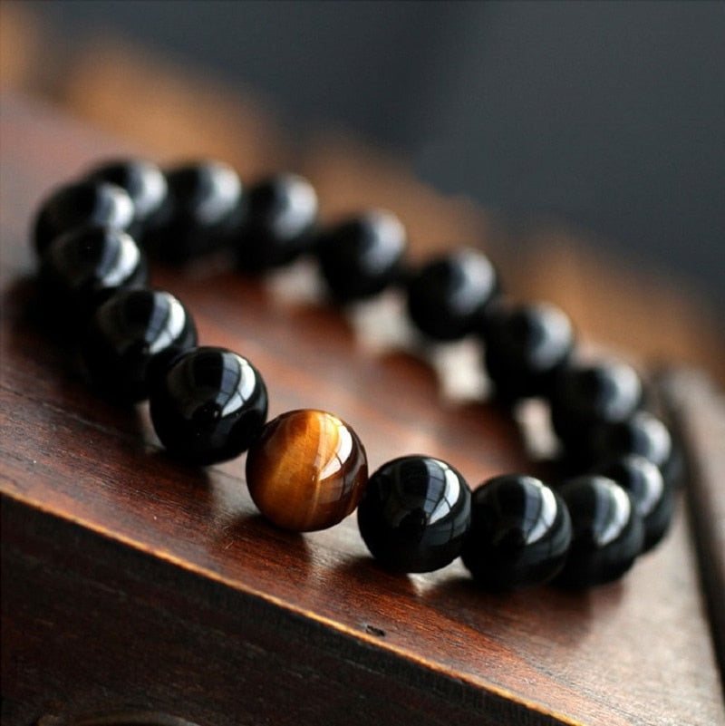 Bracelets Obsidienne- Œil du Tigre -Onyx